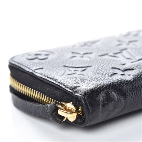 louis vuitton black empreinte wallet